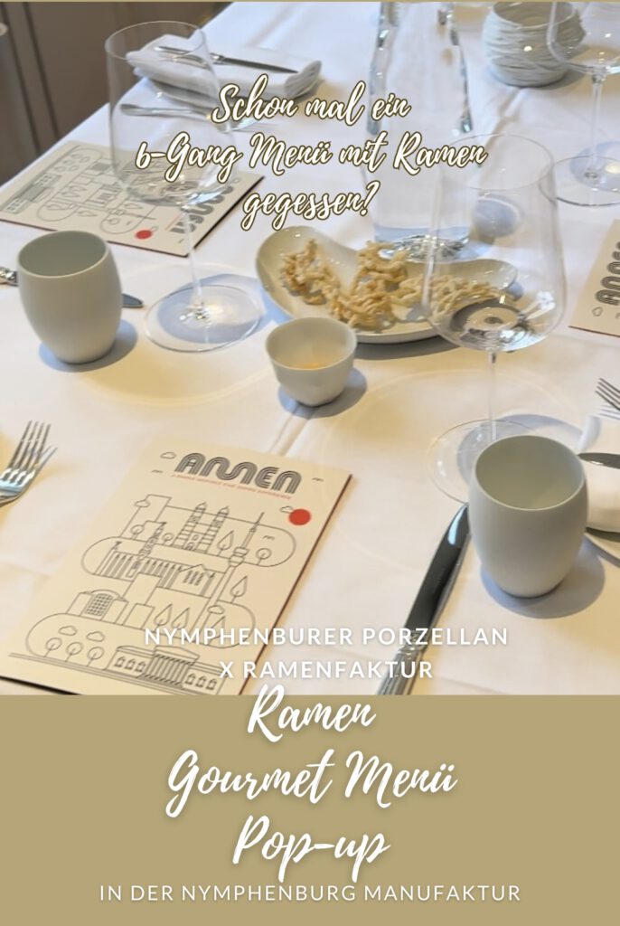 Amen das Ramen x Nymphenburg Porzellan Fine Dining Pop Up Restaurant