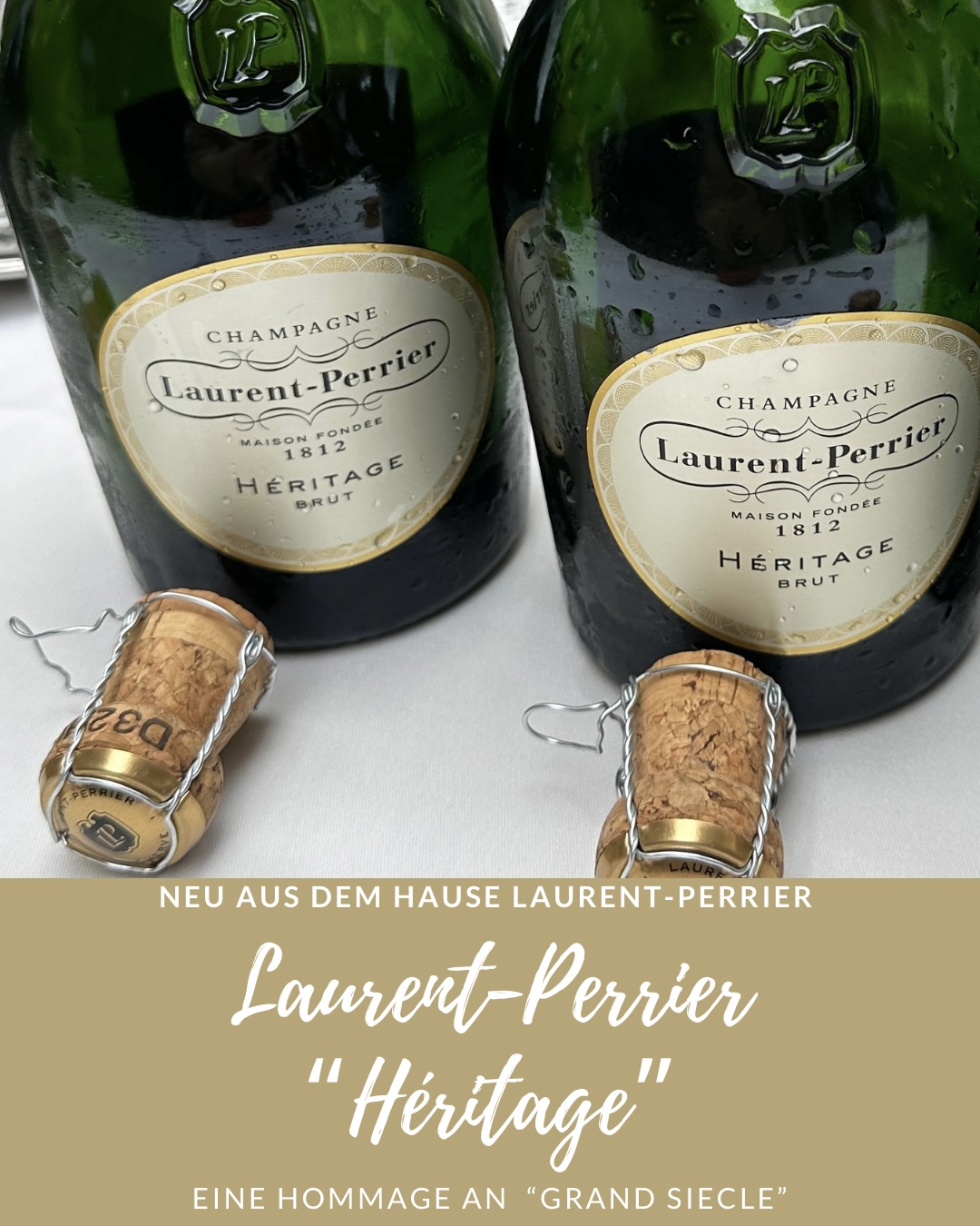 Präsentation des neuen Champagners aus dem Hause Laurent-Perrier "Héritage"